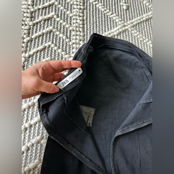 ZARA WOMEN BLACK DENIMDRESS SIZE S - Picture 9 of 9